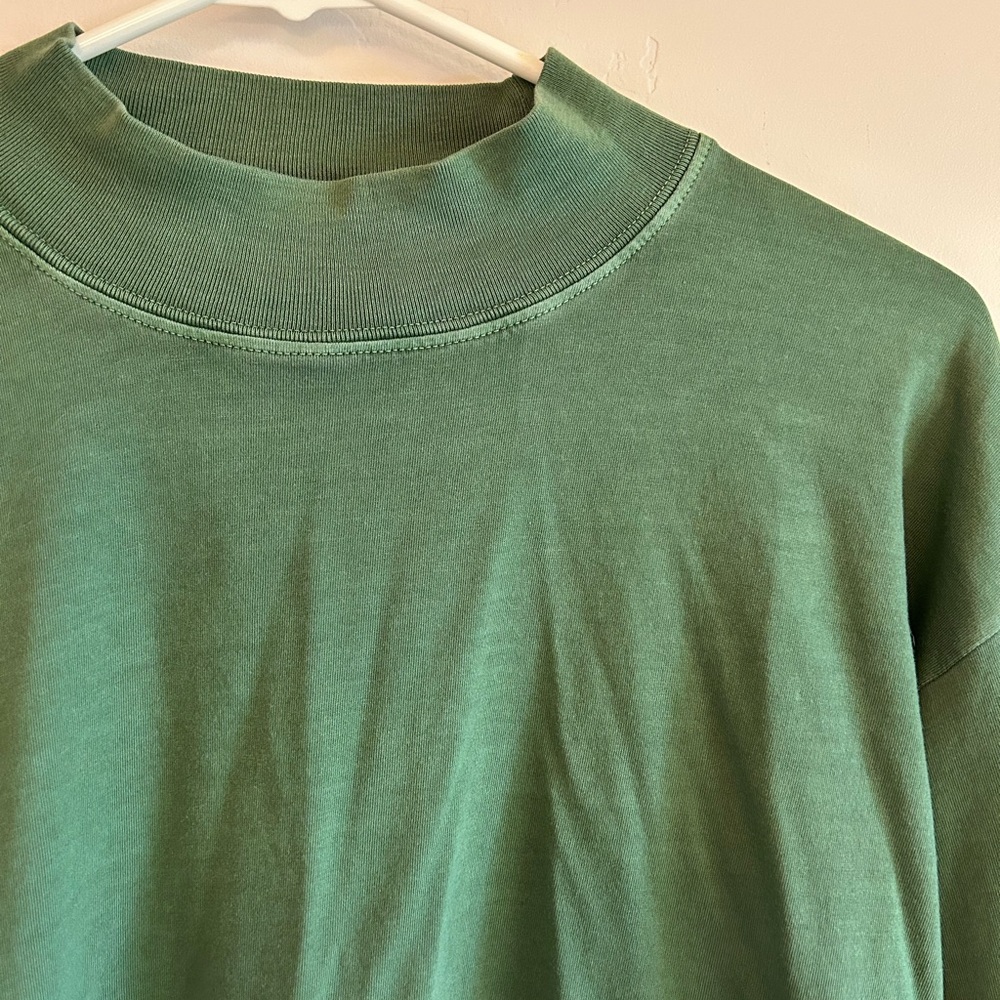 Green Madewell Mock Neck Top - Picture 3 of 4